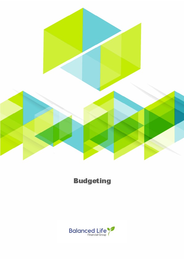 Budgeting